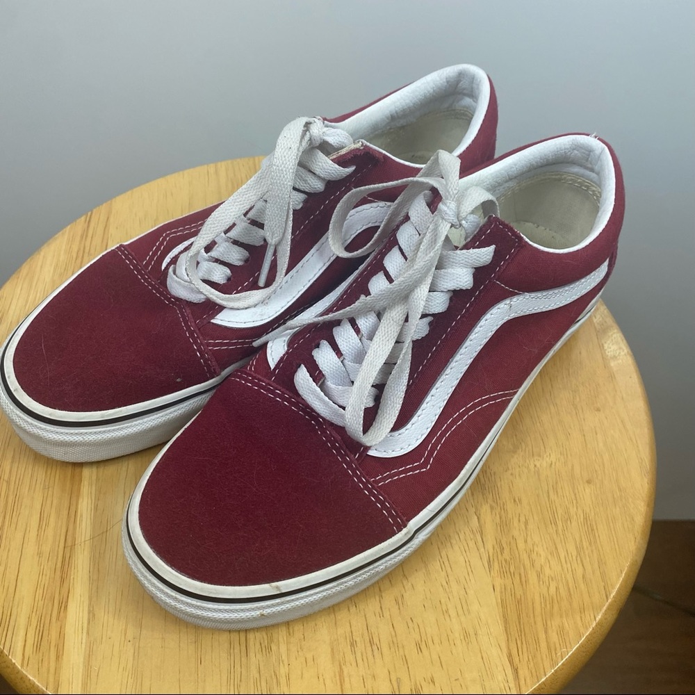 Vans Old Skool Rumba Red/True White Sneakers Size 8